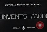 Image of model marine diver Washington DC USA, 1933, second 8 stock footage video 65675037682