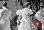 Image of fashion show Miami Florida USA, 1933, second 43 stock footage video 65675037683