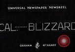 Standbild Blizzard Mount Stillman California USA, 1933, aus Sekunde 7 historischem Filmmaterial Videoclip 65675037684