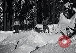 Standbild Blizzard Mount Stillman California USA, 1933, aus Sekunde 55 historischem Filmmaterial Videoclip 65675037684