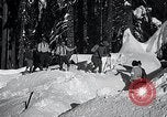 Standbild Blizzard Mount Stillman California USA, 1933, aus Sekunde 59 historischem Filmmaterial Videoclip 65675037684