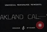 Standbild University of California rudern Crew Oakland California USA, 1933, aus Sekunde 3 historischem Filmmaterial Videoclip 65675037685
