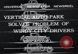 Image of vertical auto park Chicago Illinois USA, 1932, second 11 stock footage video 65675037690