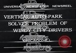 Image of vertical auto park Chicago Illinois USA, 1932, second 12 stock footage video 65675037690