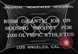 Image of Olympic Village for 10th Olympics Los Angeles California USA, 1932, second 3 stock footage video 65675037692