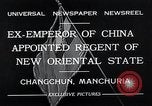 Standbild Henry Pu Yi Changchun Mandschurei, 1932, aus Sekunde 4 historischem Filmmaterial Videoclip 65675037694