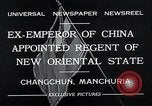 Standbild Henry Pu Yi Changchun Mandschurei, 1932, aus Sekunde 7 historischem Filmmaterial Videoclip 65675037694