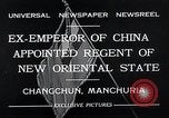 Standbild Henry Pu Yi Changchun Mandschurei, 1932, aus Sekunde 8 historischem Filmmaterial Videoclip 65675037694