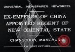 Standbild Henry Pu Yi Changchun Mandschurei, 1932, aus Sekunde 11 historischem Filmmaterial Videoclip 65675037694