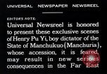 Standbild Henry Pu Yi Changchun Mandschurei, 1932, aus Sekunde 23 historischem Filmmaterial Videoclip 65675037694