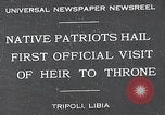 Standbild Kronprinz Tripolis Libyen, 1932, aus Sekunde 1 historischem Filmmaterial Videoclip 65675037697