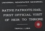 Standbild Kronprinz Tripolis Libyen, 1932, aus Sekunde 3 historischem Filmmaterial Videoclip 65675037697