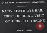 Standbild Kronprinz Tripolis Libyen, 1932, aus Sekunde 5 historischem Filmmaterial Videoclip 65675037697