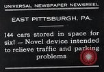 Standbild vertikale Parkplatz East Pittsburgh Pennsylvania USA, 1932, aus Sekunde 9 historischem Filmmaterial Videoclip 65675037699
