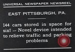 Standbild vertikale Parkplatz East Pittsburgh Pennsylvania USA, 1932, aus Sekunde 11 historischem Filmmaterial Videoclip 65675037699