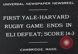 Image of Rugby match Cambridge Massachusetts USA, 1932, second 4 stock footage video 65675037701