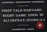 Image of Rugby match Cambridge Massachusetts USA, 1932, second 10 stock footage video 65675037701