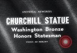 Standbild Churchill's Statue Washington DC USA, 1966, aus Sekunde 4 historischem Filmmaterial Videoclip 65675037706