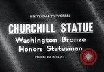 Standbild Churchill's Statue Washington DC USA, 1966, aus Sekunde 5 historischem Filmmaterial Videoclip 65675037706