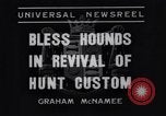 Image hounds United States USA, 1935, de la seconde 4 séquences d'archives historiques vidéo 65675037726