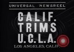 Standbild Kalifornien über UCLA 1935 Fußball-Spiel Los Angeles California USA, 1935, aus Sekunde 5 historischem Filmmaterial Videoclip 65675037728