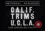 Standbild Kalifornien über UCLA 1935 Fußball-Spiel Los Angeles California USA, 1935, aus Sekunde 7 historischem Filmmaterial Videoclip 65675037728