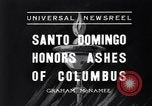 Standbild Columbus die Asche Santo Domingo in der Dominikanischen Republik, 1936, aus Sekunde 6 historischem Filmmaterial Videoclip 65675037731