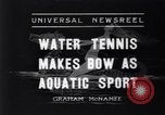 Standbild Wasser Tennis Venice Beach Los Angeles California USA, 1936, aus Sekunde 1 historischem Filmmaterial Videoclip 65675037733