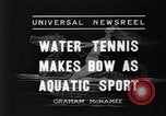 Standbild Wasser Tennis Venice Beach Los Angeles California USA, 1936, aus Sekunde 3 historischem Filmmaterial Videoclip 65675037733