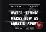 Standbild Wasser Tennis Venice Beach Los Angeles California USA, 1936, aus Sekunde 4 historischem Filmmaterial Videoclip 65675037733