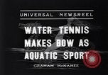 Standbild Wasser Tennis Venice Beach Los Angeles California USA, 1936, aus Sekunde 9 historischem Filmmaterial Videoclip 65675037733