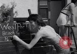 Standbild Wasser Tennis Venice Beach Los Angeles California USA, 1936, aus Sekunde 33 historischem Filmmaterial Videoclip 65675037733