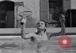 Standbild Wasser Tennis Venice Beach Los Angeles California USA, 1936, aus Sekunde 44 historischem Filmmaterial Videoclip 65675037733