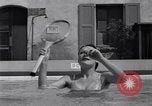 Standbild Wasser Tennis Venice Beach Los Angeles California USA, 1936, aus Sekunde 45 historischem Filmmaterial Videoclip 65675037733