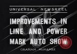 Standbild Auto Show New York City USA, 1936, aus Sekunde 3 historischem Filmmaterial Videoclip 65675037734