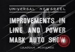 Standbild Auto Show New York City USA, 1936, aus Sekunde 8 historischem Filmmaterial Videoclip 65675037734