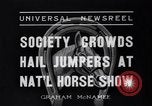 Immagine di Mostra Nazionale del Cavallo New York United States USA, 1936, secondo 3 filmato di repertorio 65675037735