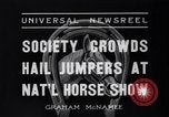Immagine di Mostra Nazionale del Cavallo New York United States USA, 1936, secondo 6 filmato di repertorio 65675037735