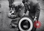Standbild Firestone Nachweis REIFENPANNE REIFEN United States USA, 1955, aus Sekunde 27 historischem Filmmaterial Videoclip 65675037736