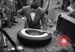 Standbild Firestone Nachweis REIFENPANNE REIFEN United States USA, 1955, aus Sekunde 36 historischem Filmmaterial Videoclip 65675037736