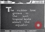 Image of rubber extraction South America, 1921, second 6 stock footage video 65675037752