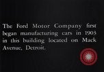 Image Ford Motor Company Detroit Michigan USA, 1932, de la seconde 60 séquences d'archives historiques vidéo 65675037753