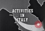 Image Tour Penchée de Pise Pise Italie, 1944, de la seconde 3 séquences d'archives historiques vidéo 65675037768