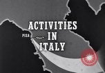 Image Tour Penchée de Pise Pise Italie, 1944, de la seconde 5 séquences d'archives historiques vidéo 65675037768