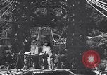 Standbild Stilwell Road Bridge errichtet über Salween River Birma, 1944, aus Sekunde 23 historischem Filmmaterial Videoclip 65675037769