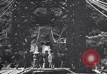 Standbild Stilwell Road Bridge errichtet über Salween River Birma, 1944, aus Sekunde 25 historischem Filmmaterial Videoclip 65675037769