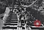 Standbild Stilwell Road Bridge errichtet über Salween River Birma, 1944, aus Sekunde 42 historischem Filmmaterial Videoclip 65675037769