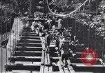 Standbild Stilwell Road Bridge errichtet über Salween River Birma, 1944, aus Sekunde 43 historischem Filmmaterial Videoclip 65675037769