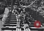Standbild Stilwell Road Bridge errichtet über Salween River Birma, 1944, aus Sekunde 45 historischem Filmmaterial Videoclip 65675037769