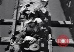 Standbild Stilwell Road Bridge errichtet über Salween River Birma, 1944, aus Sekunde 47 historischem Filmmaterial Videoclip 65675037769